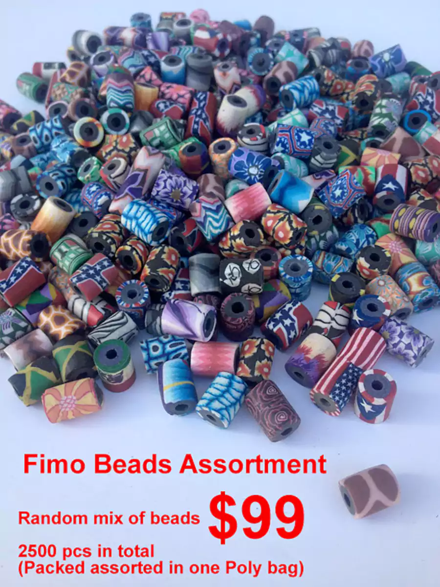 Clearance: Fimo Beads Closeout (CL)